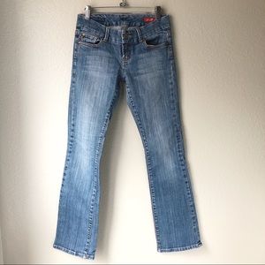 7 For All Mankind Straight Leg Stretch Jeans
